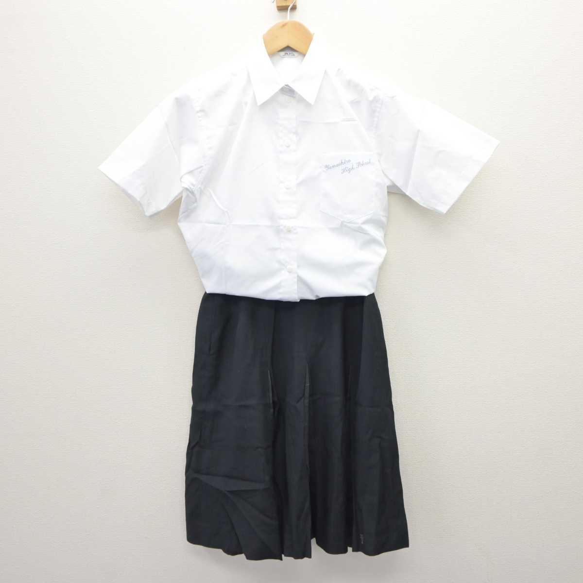 【中古】京都府 山城高等学校 女子制服 2点 (シャツ・スカート) sf063560