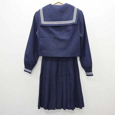 【中古】茨城県 新利根中学校  女子制服 3点 (セーラー服・スカート) sf063574