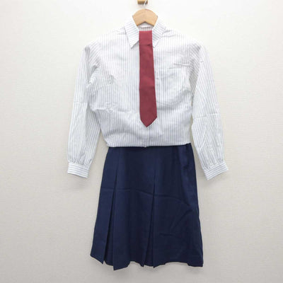 【中古】熊本県 熊本学園大学付属高等学校 女子制服 5点 (ブレザー・シャツ・スカート) sf063580