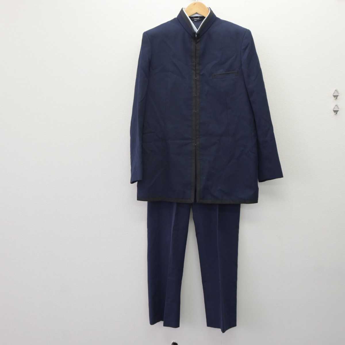 【中古】東京都 成蹊高等学校 男子制服 3点 (学ラン・ズボン・ズボン) sf063588