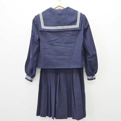 【中古】富山県 堀川中学校 女子制服 3点 (セーラー服・スカート) sf063613