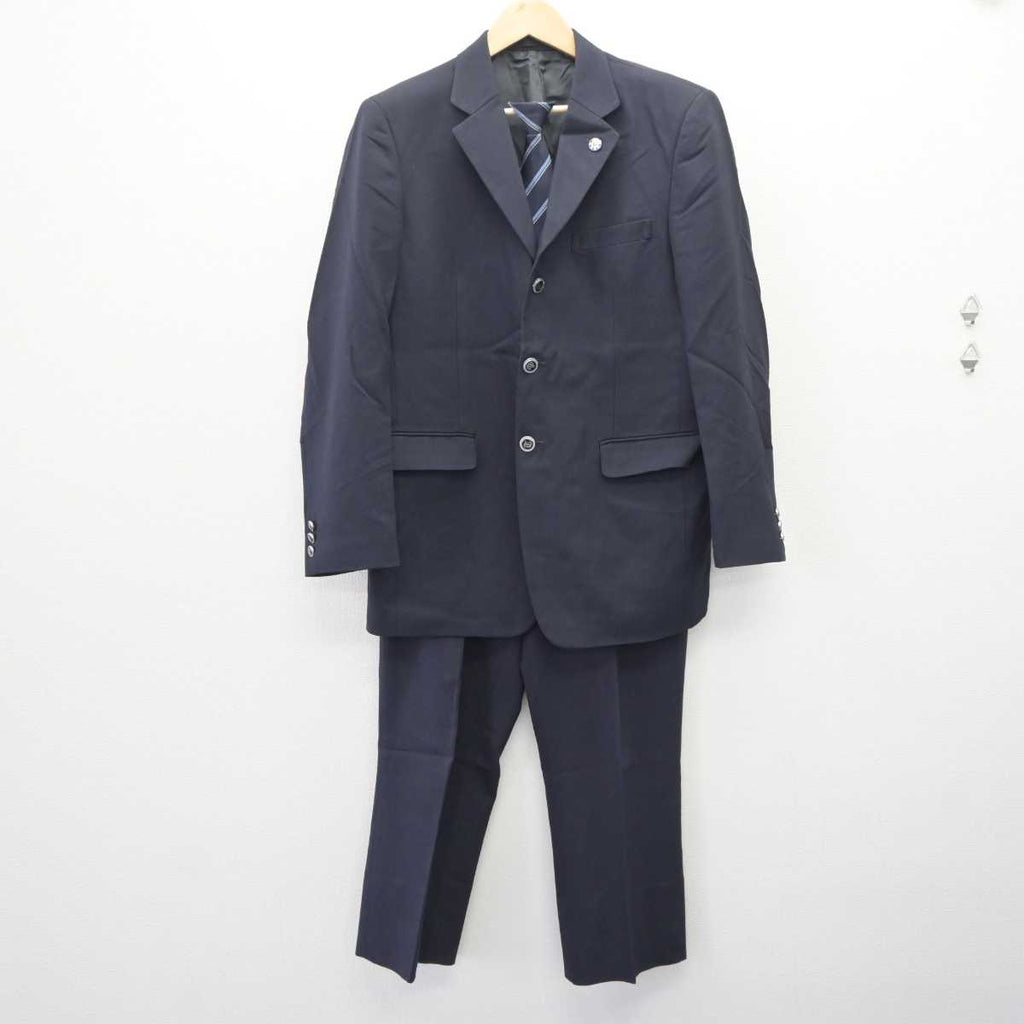 【中古】広島県 戸手高等学校 男子制服 4点 (ブレザー・ズボン) sf063628 | 中古制服通販パレイド