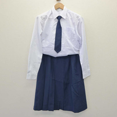 【中古】神奈川県 厚木市立藤塚中学校 女子制服 4点 (ブレザー・シャツ・スカート) sf063633