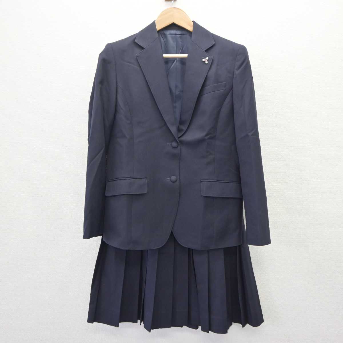 【中古】埼玉県 上尾高等学校 女子制服 5点 (ブレザー・スカート) sf063635