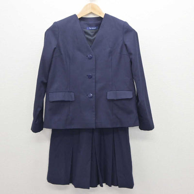 【中古】埼玉県 本庄西中学校 女子制服 3点 (ブレザー・ベスト・スカート) sf063663