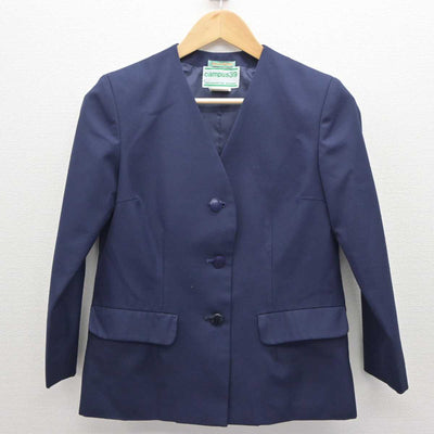 【中古】埼玉県 本庄西中学校 女子制服 2点 (ブレザー・スカート) sf063664