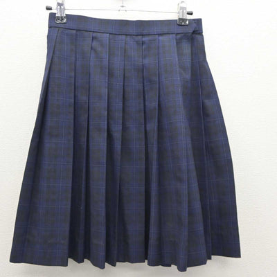 【中古】千葉県 幕張総合高等学校 女子制服 3点 (ベスト・スカート) sf063668