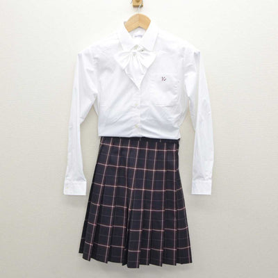 【中古】東京都 駒場学園高等学校 女子制服 5点 (ブレザー・シャツ・スカート) sf063672