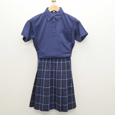 【中古】東京都 駒場学園高等学校 女子制服 3点 (シャツ・スカート) sf063673