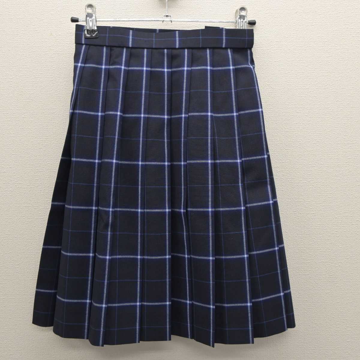 【中古】東京都 駒場学園高等学校 女子制服 3点 (シャツ・スカート) sf063673