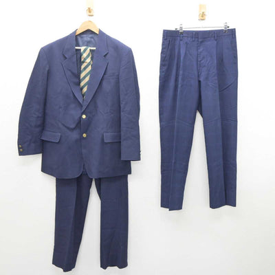 【中古】神奈川県 藤沢翔陵高等学校 男子制服 5点 (ブレザー・ズボン) sf063686