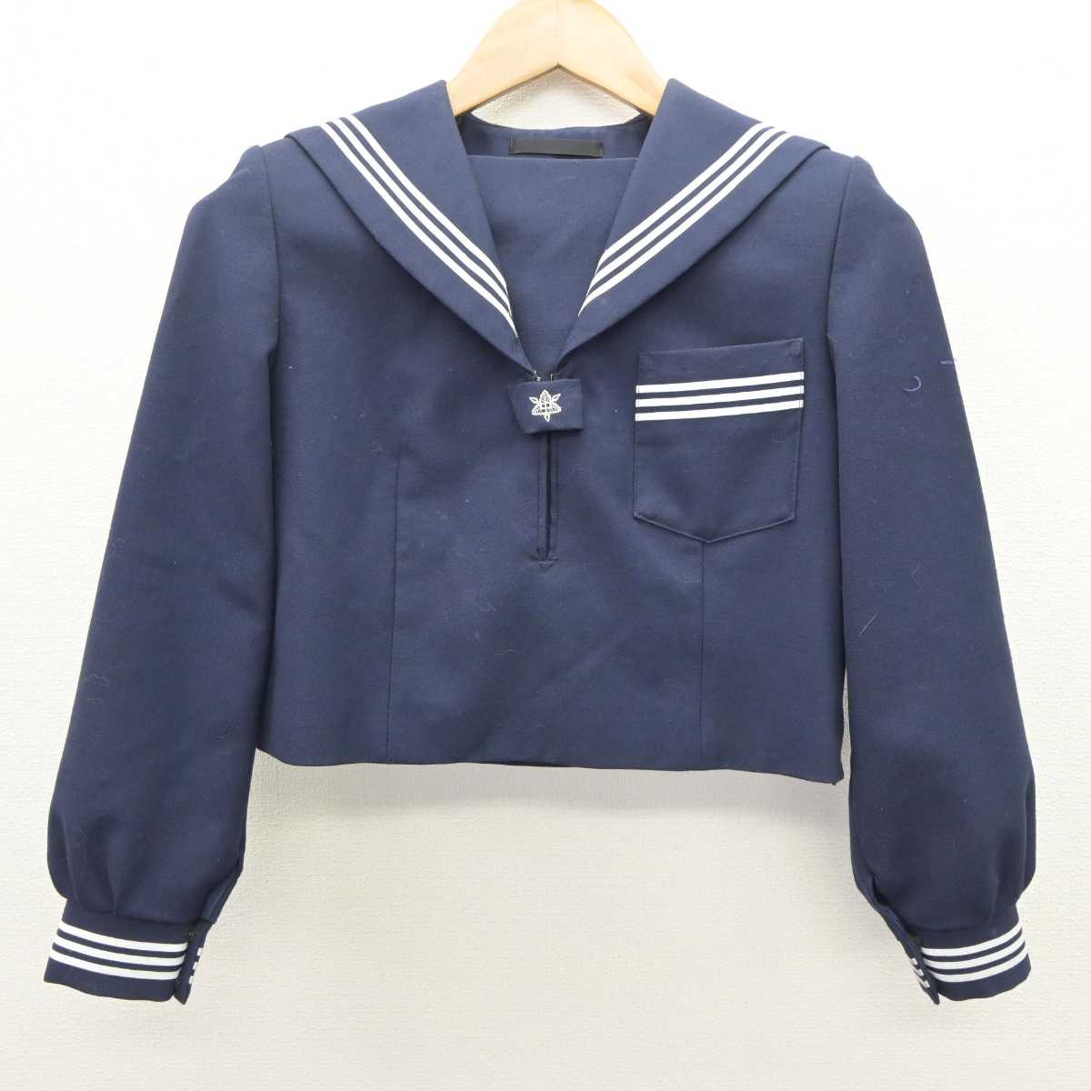 【中古】静岡県 伊東市立南中学校 女子制服 2点 (セーラー服・セーラー服) sf063702