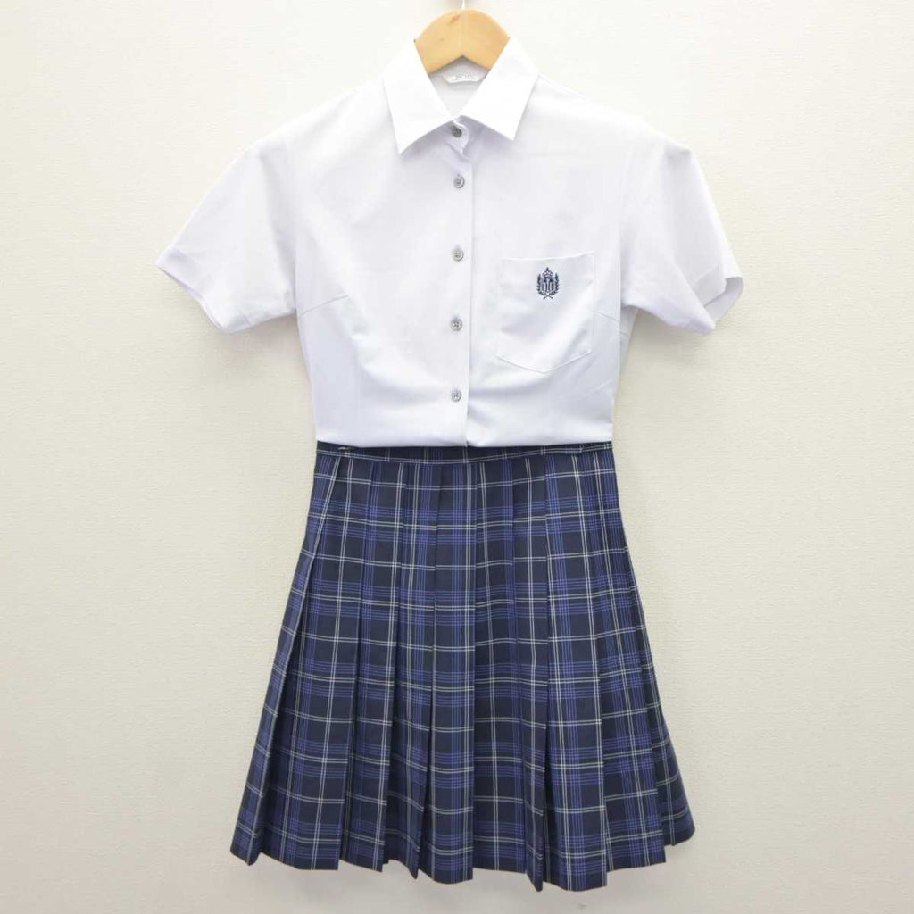 【中古】山口県 萩光塩学院 中学校・高等学校 女子制服 3点 (シャツ・スカート) sf063713 | 中古制服通販パレイド