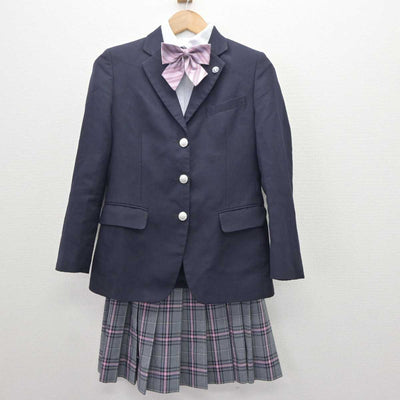 【中古】 クラーク記念国際高等学校 女子制服 6点 (ブレザー・シャツ・スカート) sf063718