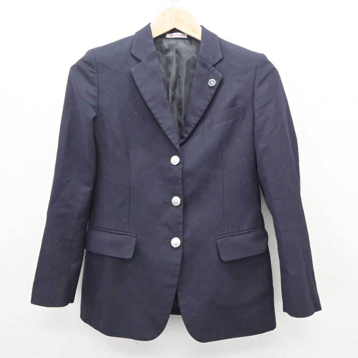 【中古】 クラーク記念国際高等学校 女子制服 6点 (ブレザー・シャツ・スカート) sf063718