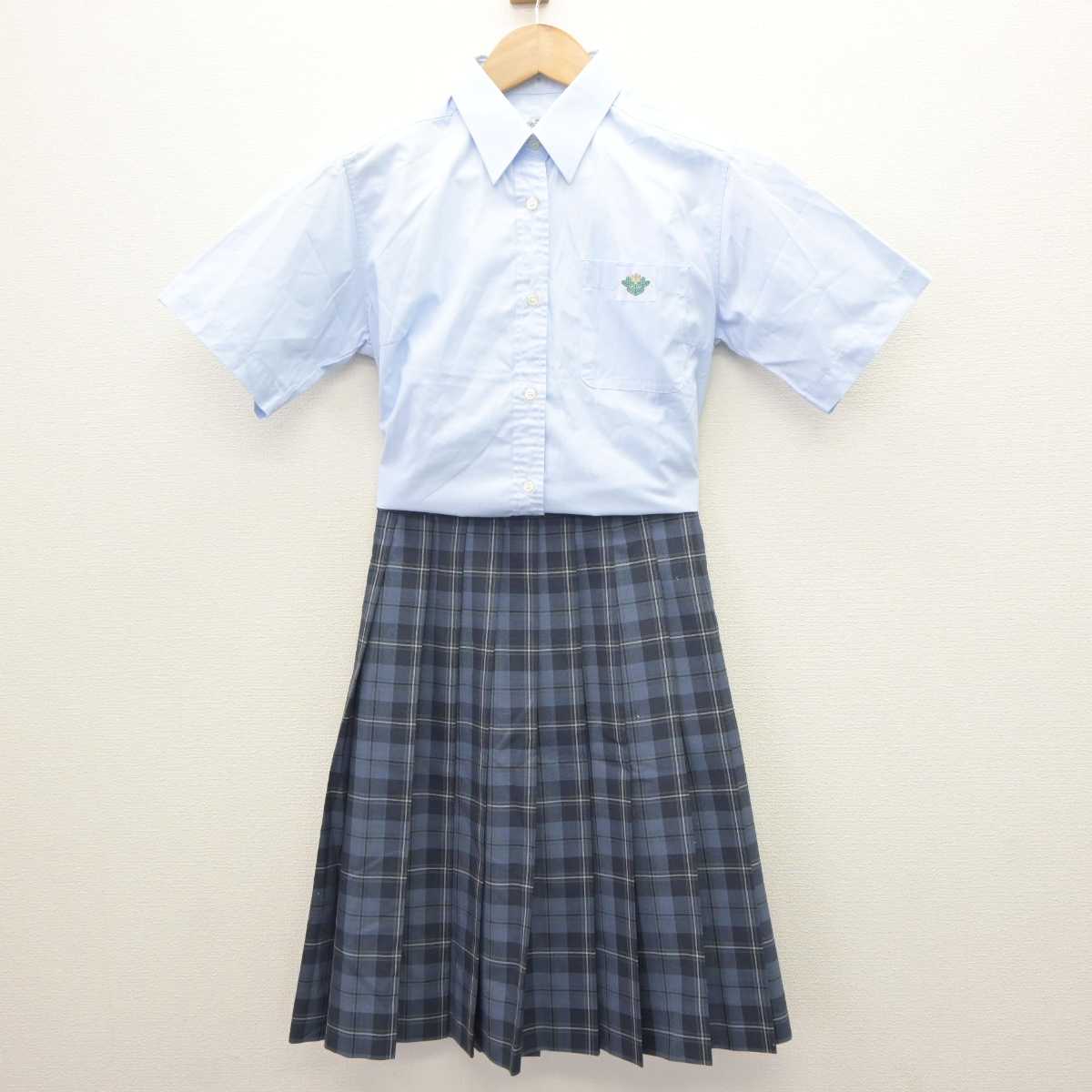 【中古】東京都 松濤中学校 女子制服 2点 (シャツ・スカート) sf063724