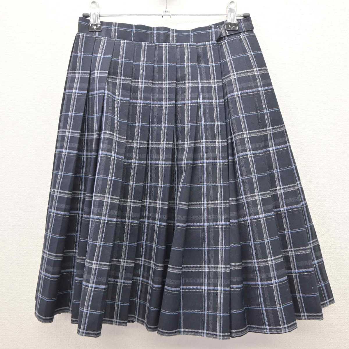 【中古】千葉県 前原中学校 女子制服 3点 (ブレザー・スカート) sf063727