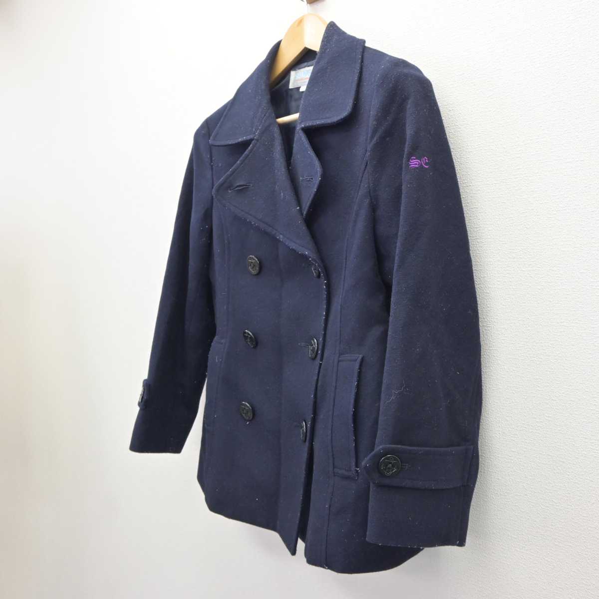 【中古】東京都 品川エトワール女子高等学校 女子制服 1点 (コート) sf063731