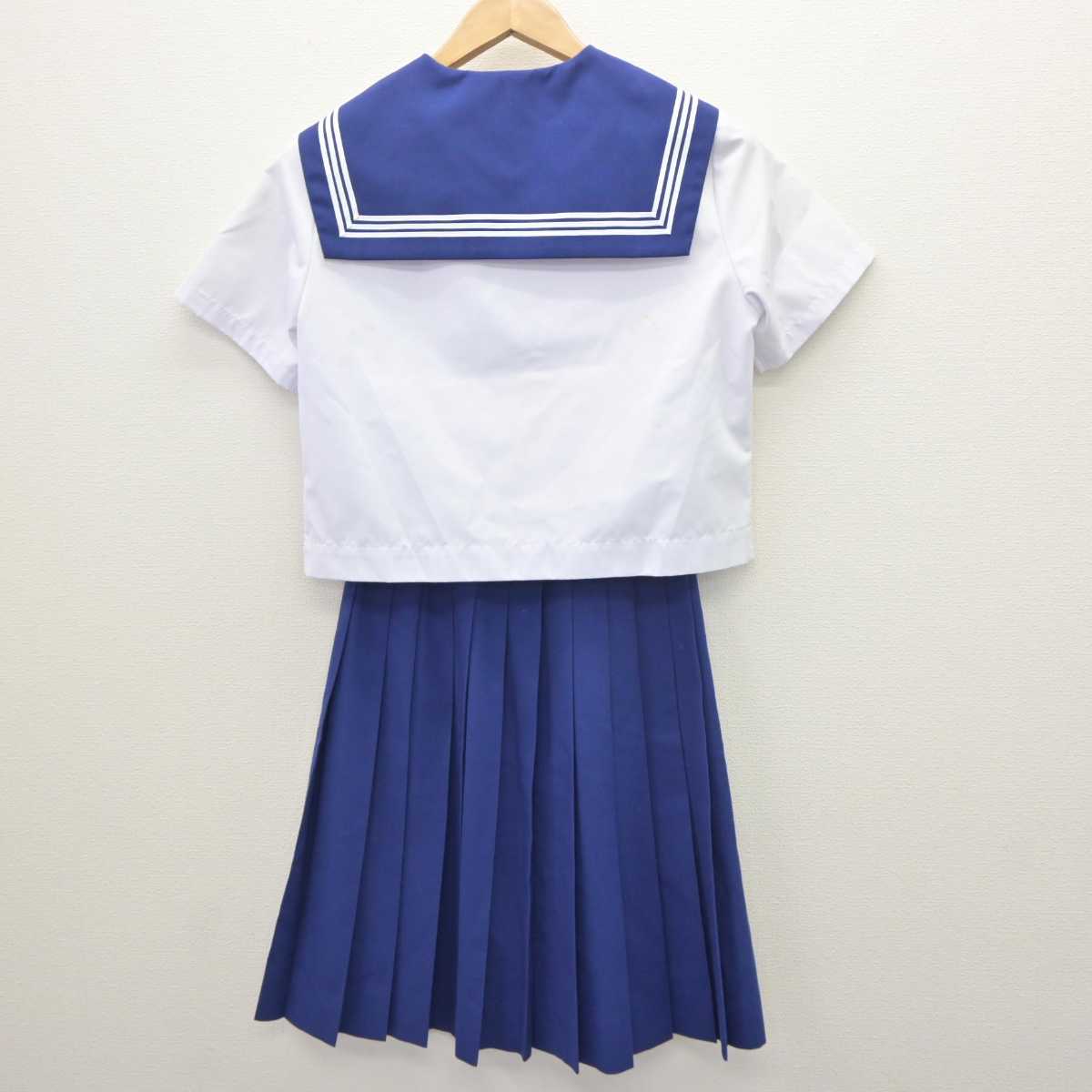 【中古】大分県 稙田南中学校 女子制服 2点 (セーラー服・スカート) sf063736