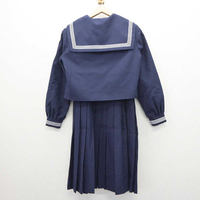 【中古】茨城県 勝田第三中学校 女子制服 3点 (セーラー服・ジャンパースカート) sf063737