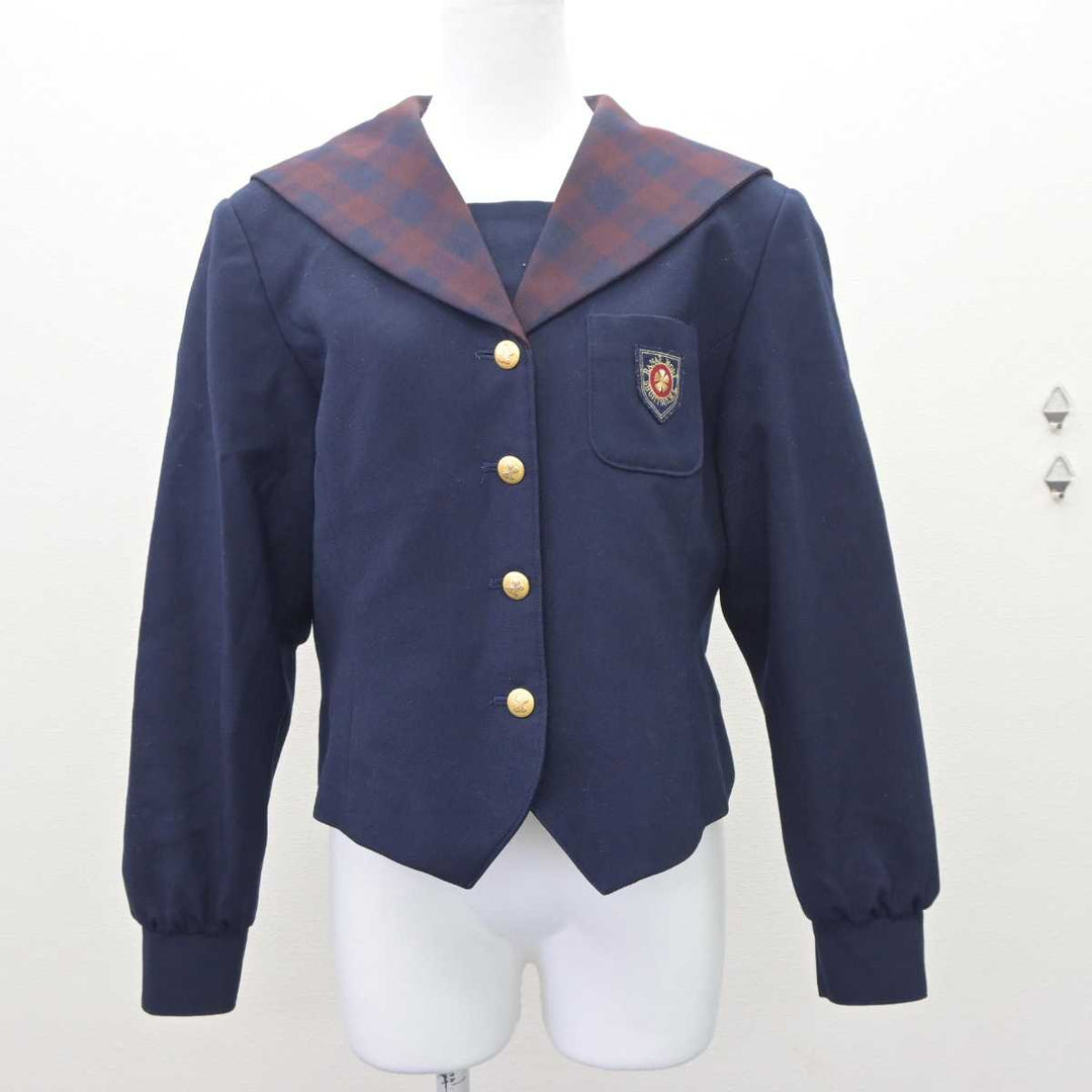 中古】岡山県 就実学園就実中学校 女子制服 3点 (セーラー服・スカート) sf063741 | 中古制服通販パレイド