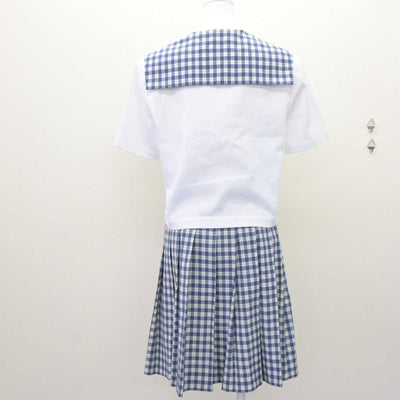 【中古】岡山県 就実学園就実中学校 女子制服 2点 (セーラー服・スカート) sf063742