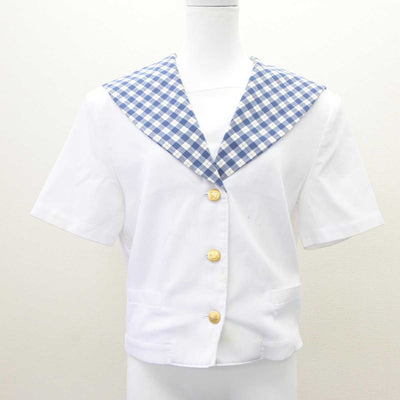 【中古】岡山県 就実学園就実中学校 女子制服 2点 (セーラー服・スカート) sf063742