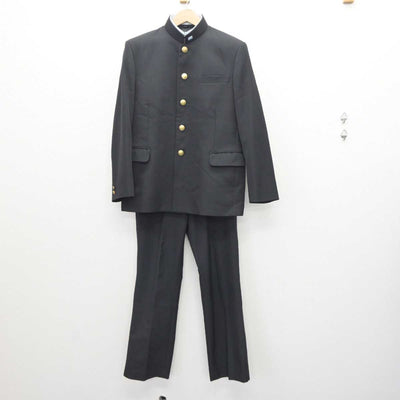 【中古】神奈川県 鎌倉高等学校 男子制服 5点 (学ラン・ズボン) sf063749