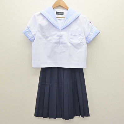 【中古】神奈川県 横浜隼人高等学校 女子制服 3点 (セーラー服・スカート) sf063751