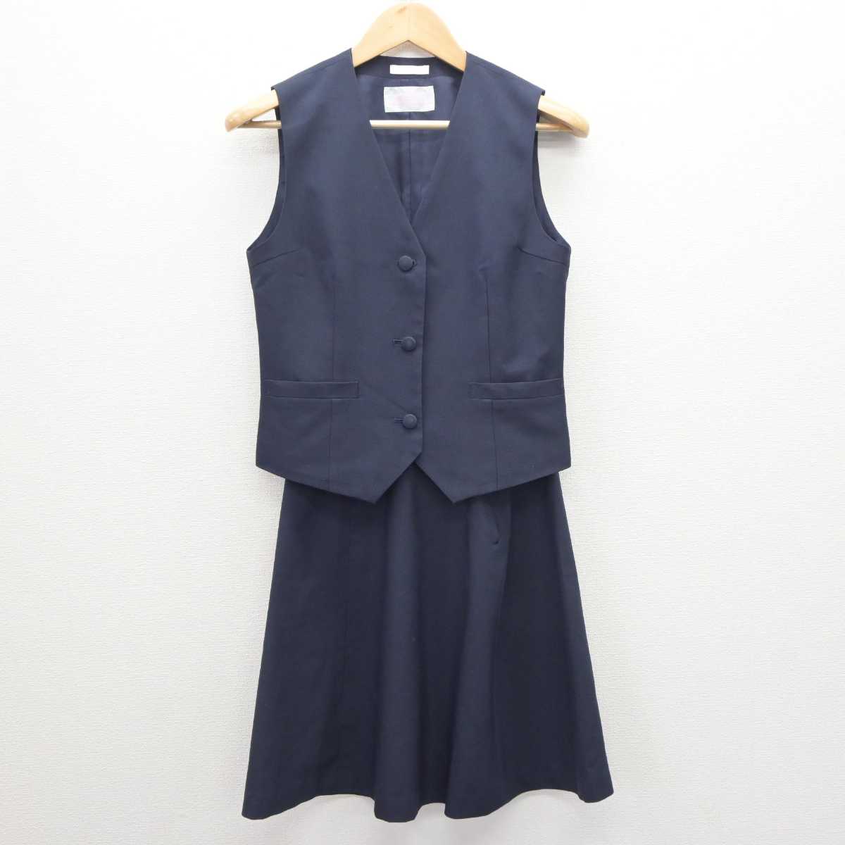 【中古】埼玉県 浦和第一女子高等学校 女子制服 2点 (ベスト・スカート) sf063756