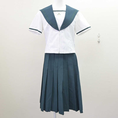 【中古】千葉県 成田国際高等学校  女子制服 2点 (セーラー服・スカート) sf063759