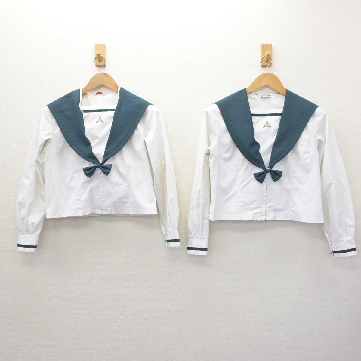 【中古】千葉県 成田国際高等学校  女子制服 2点 (セーラー服) sf063760