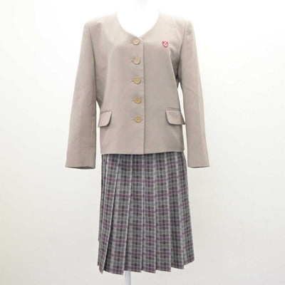 【中古】愛知県 名城大学付属高等学校 女子制服 2点 (ブレザー・スカート) sf063761