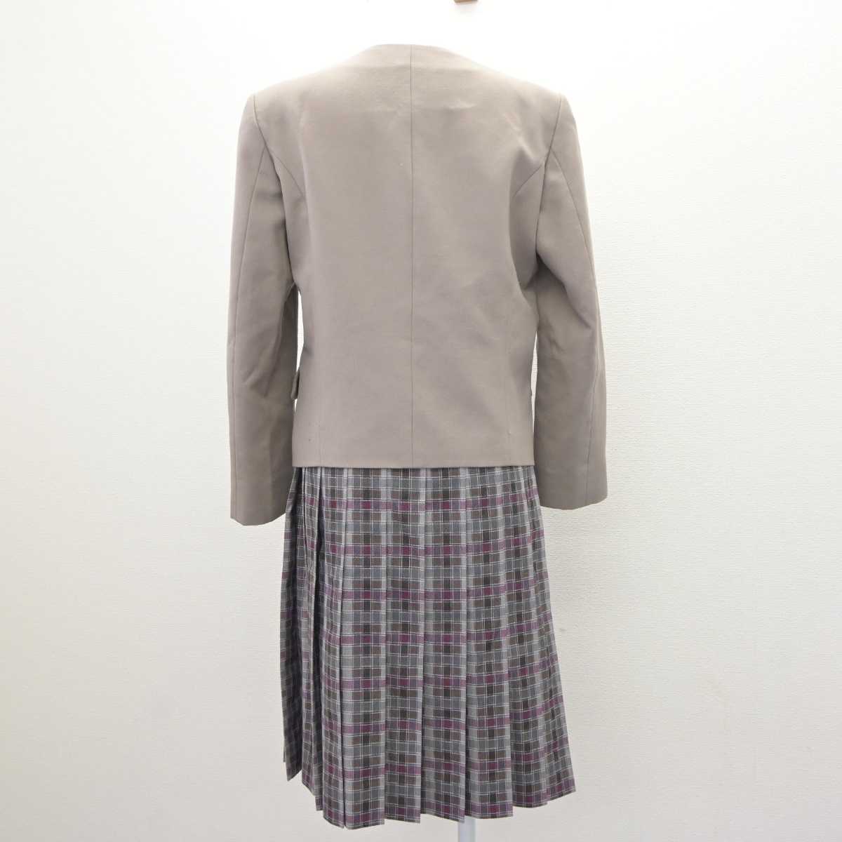 【中古】愛知県 名城大学付属高等学校 女子制服 2点 (ブレザー・スカート) sf063761