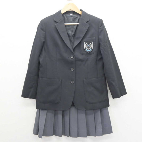 中古】北海道 札幌日本大学高等学校 女子制服 4点 (ブレザー・ニット 