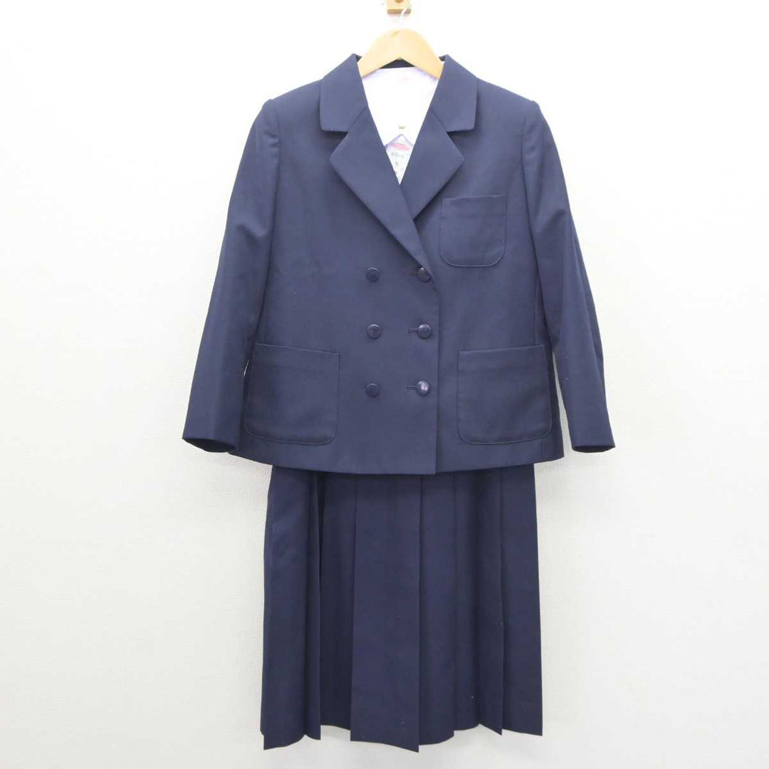 中古】茨城県 水戸市立赤塚中学校 女子制服 3点 (ブレザー・シャツ