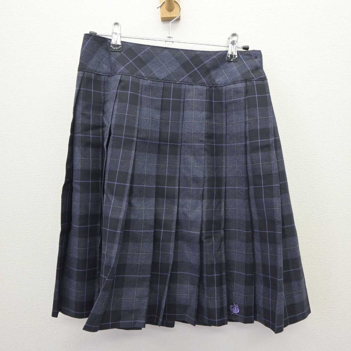 【中古】東京都 武蔵野大学附属千代田高等学院 女子制服 5点 (ブレザー・ニット・シャツ・スカート) sf063772