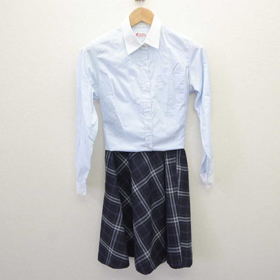 【中古】東京都 武蔵野大学附属千代田高等学院 女子制服 3点 (シャツ・シャツ・スカート) sf063773