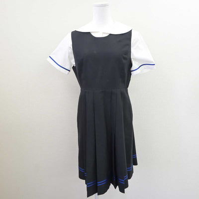 【中古】東京都 瀧野川女子学園高等学校 女子制服 2点 (シャツ・ジャンパースカート) sf063778