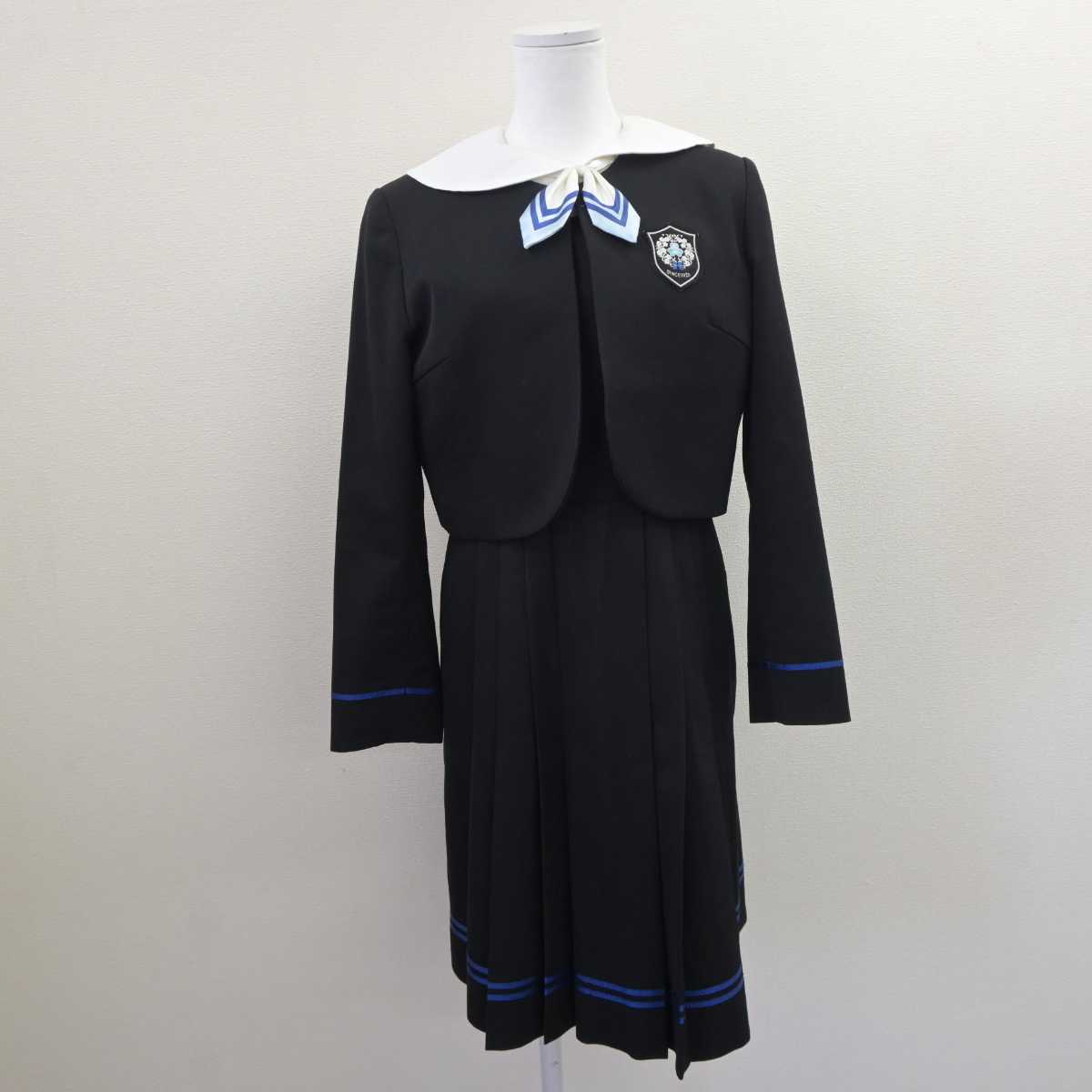 【中古】東京都 瀧野川女子学園高等学校 女子制服 6点 (ブレザー・シャツ・ジャンパースカート) sf063779