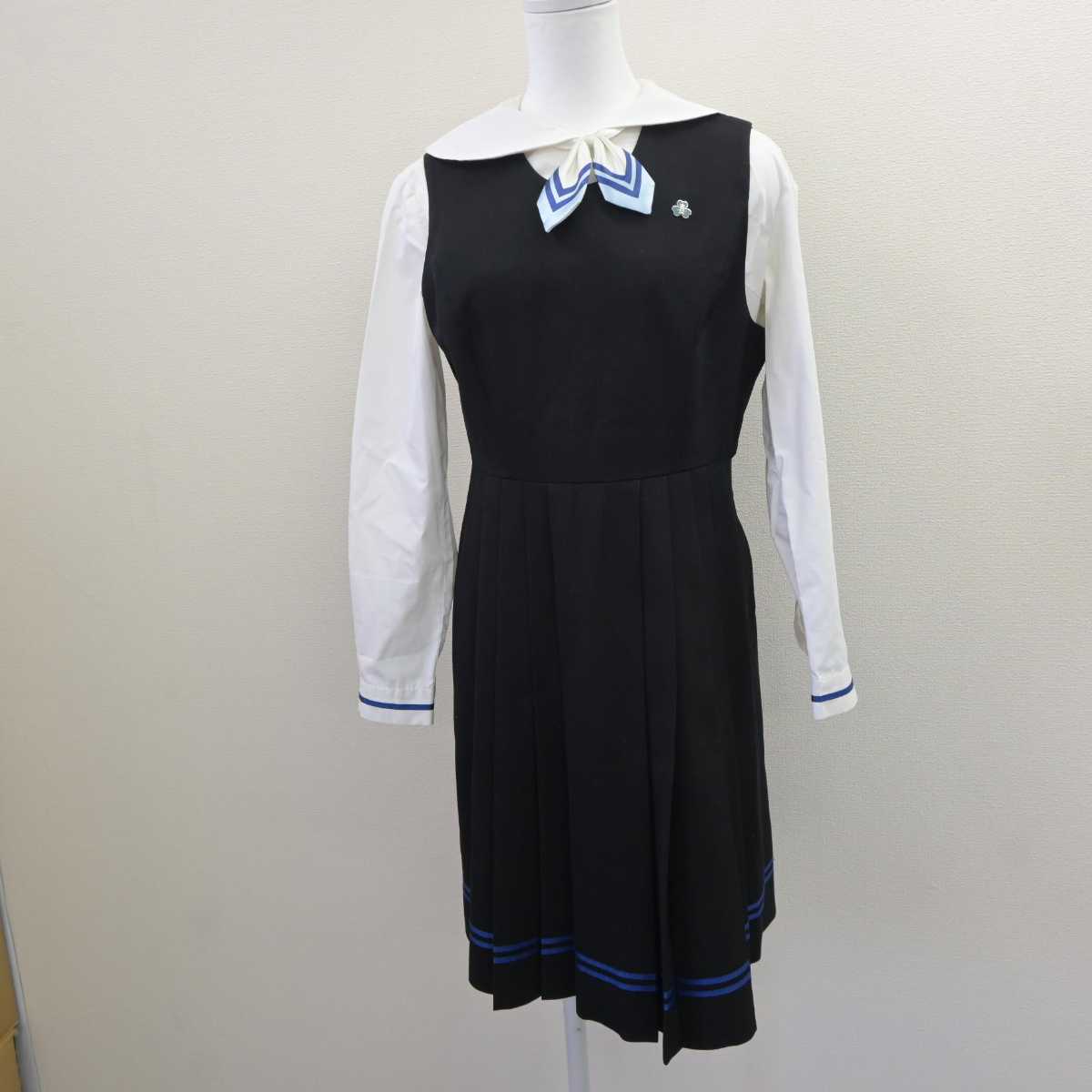 【中古】東京都 瀧野川女子学園高等学校 女子制服 6点 (ブレザー・シャツ・ジャンパースカート) sf063779