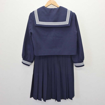 【中古】広島県 比治山女子高等学校 女子制服 4点 (セーラー服・スカート) sf063781