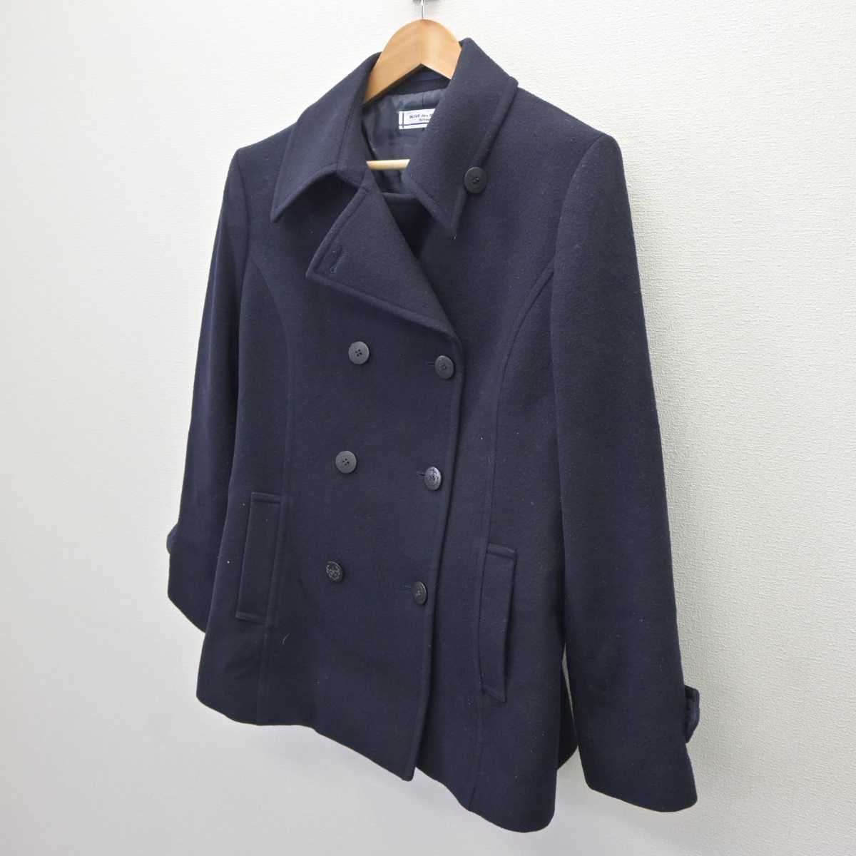 【中古】広島県 比治山女子高等学校 女子制服 1点 (コート) sf063785