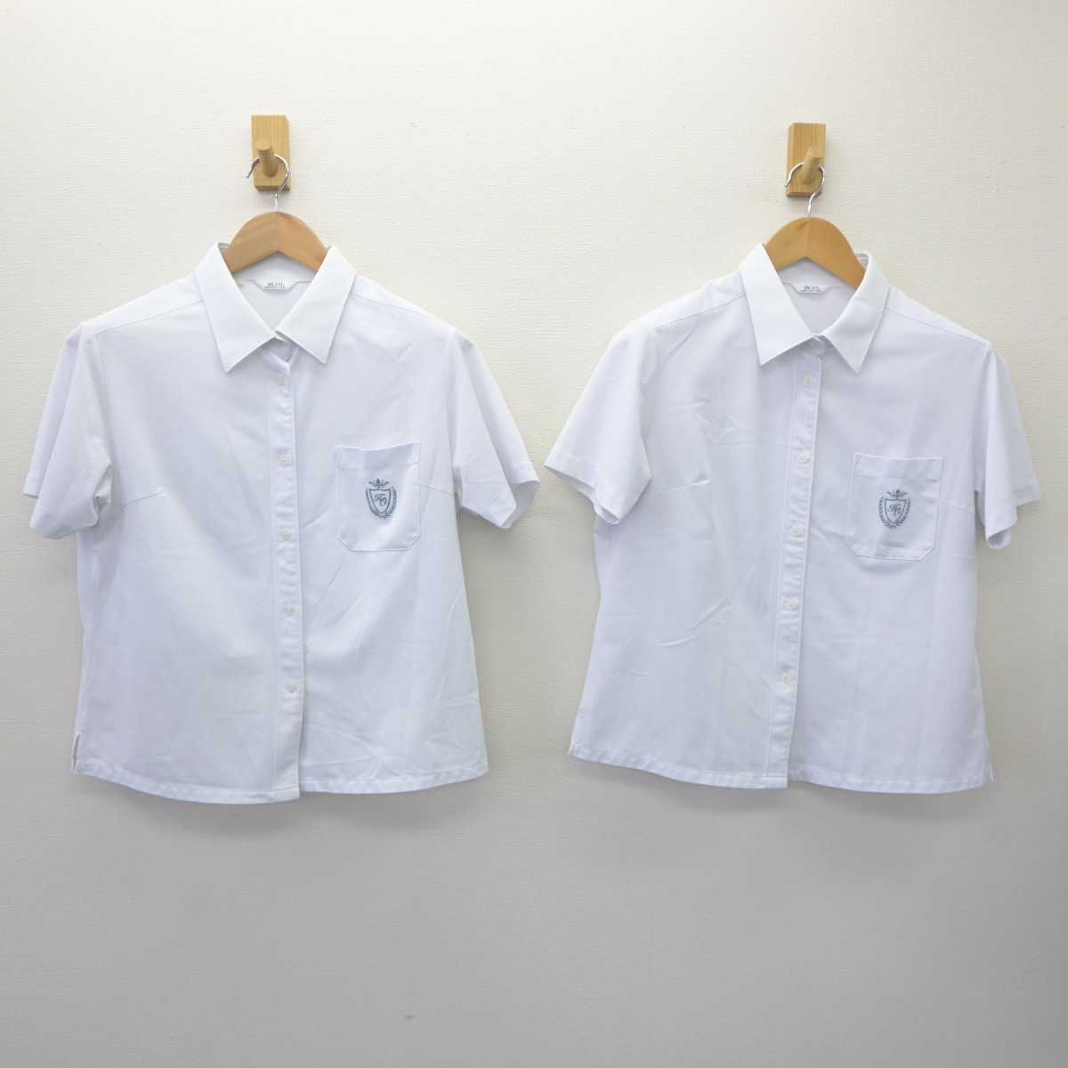 【中古】大阪府 東大谷高等学校 女子制服 4点 (ニットベスト・シャツ・スカート) sf063787