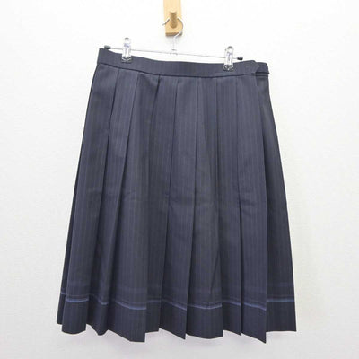 【中古】大阪府 東大谷高等学校 女子制服 4点 (ニットベスト・シャツ・スカート) sf063787