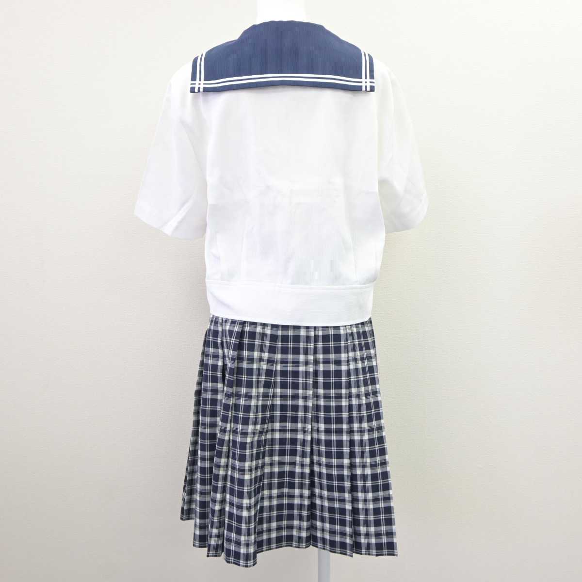 【中古】石川県 星稜高等学校 女子制服 3点 (セーラー服・スカート) sf063791