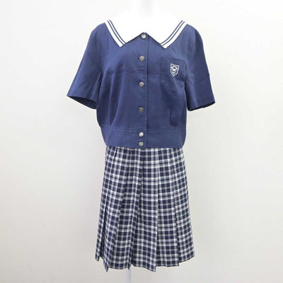 【中古】石川県 星稜高等学校 女子制服 3点 (セーラー服・スカート) sf063791