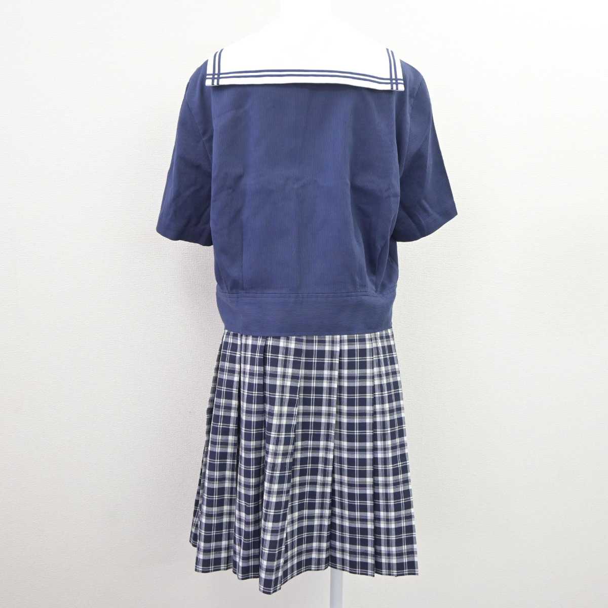 【中古】石川県 星稜高等学校 女子制服 3点 (セーラー服・スカート) sf063791