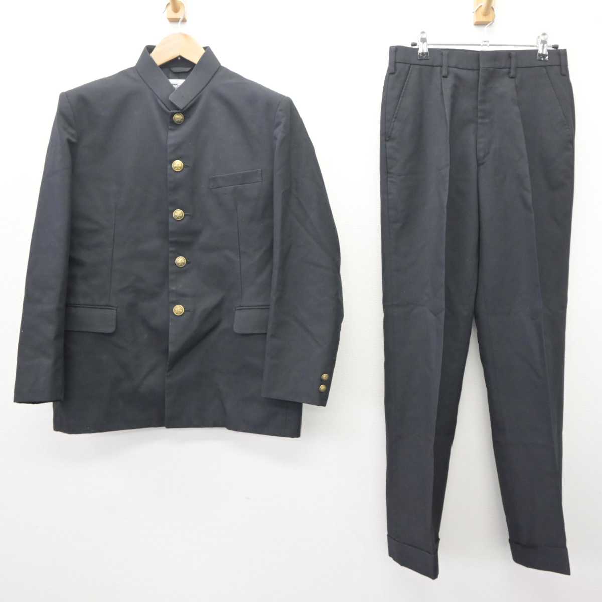 【中古】東京都 足立区立第七中学校 男子制服 2点 (学ラン・ズボン) sf063794