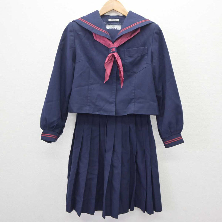 【中古】石川県 松任中学校 女子制服 4点 (セーラー服・スカート) sf063799 | 中古制服通販パレイド